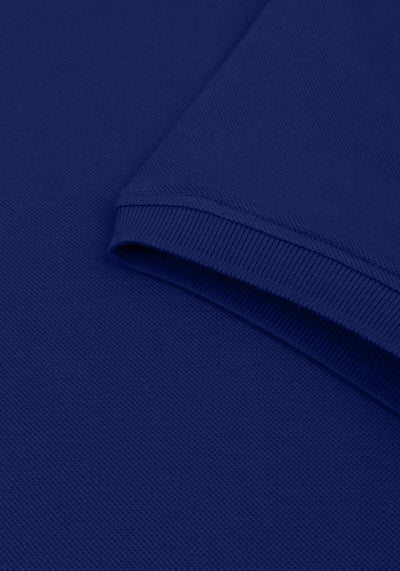 Royal Blue Cotton Polo Shirt