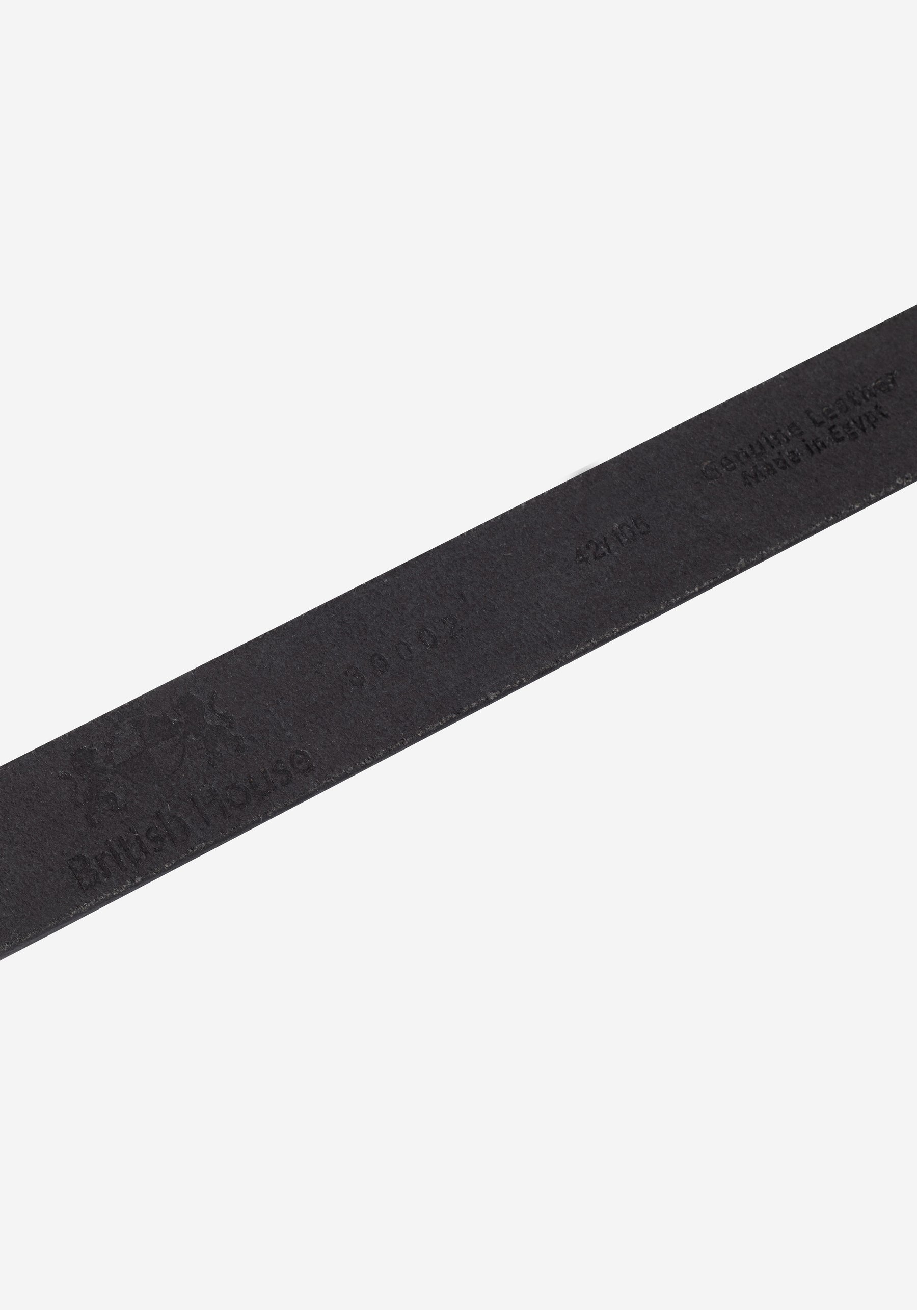 True Navy Leather Belt