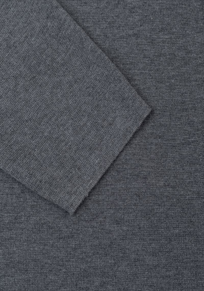 Eclipse Grey Merino Wool Blend Cardigan