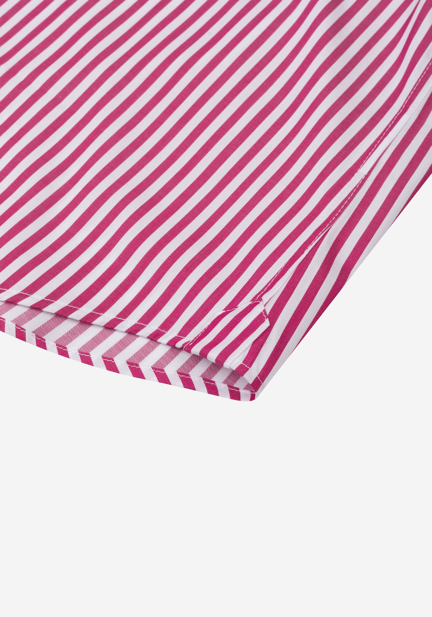 Carmine Red Stripe Signature Twill Shirt