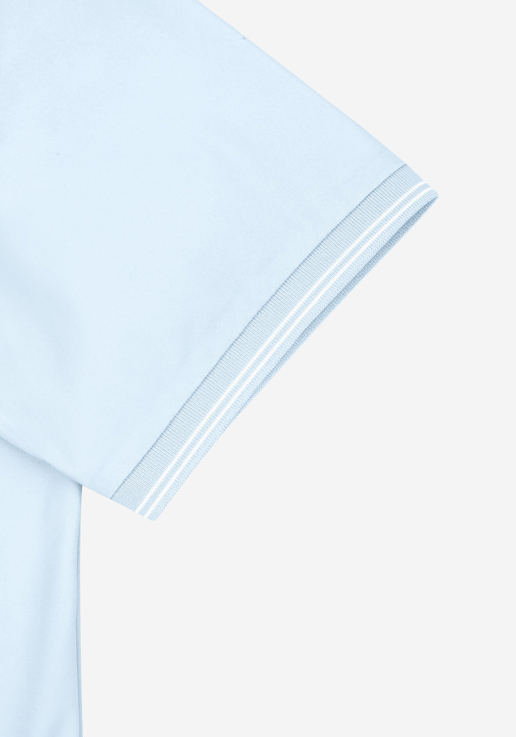 Aqua Blue Aero-Hybrid Polo Shirt