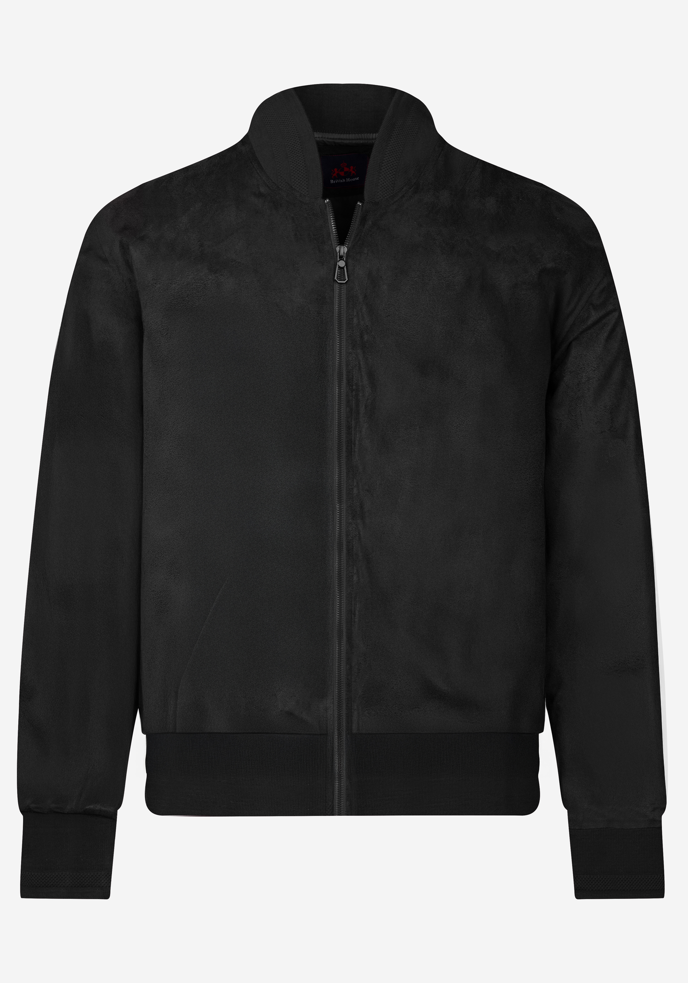 Metallic Black Suede Jacket