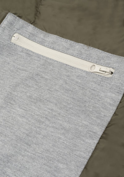 Fog White Padded Polyamide Jacket