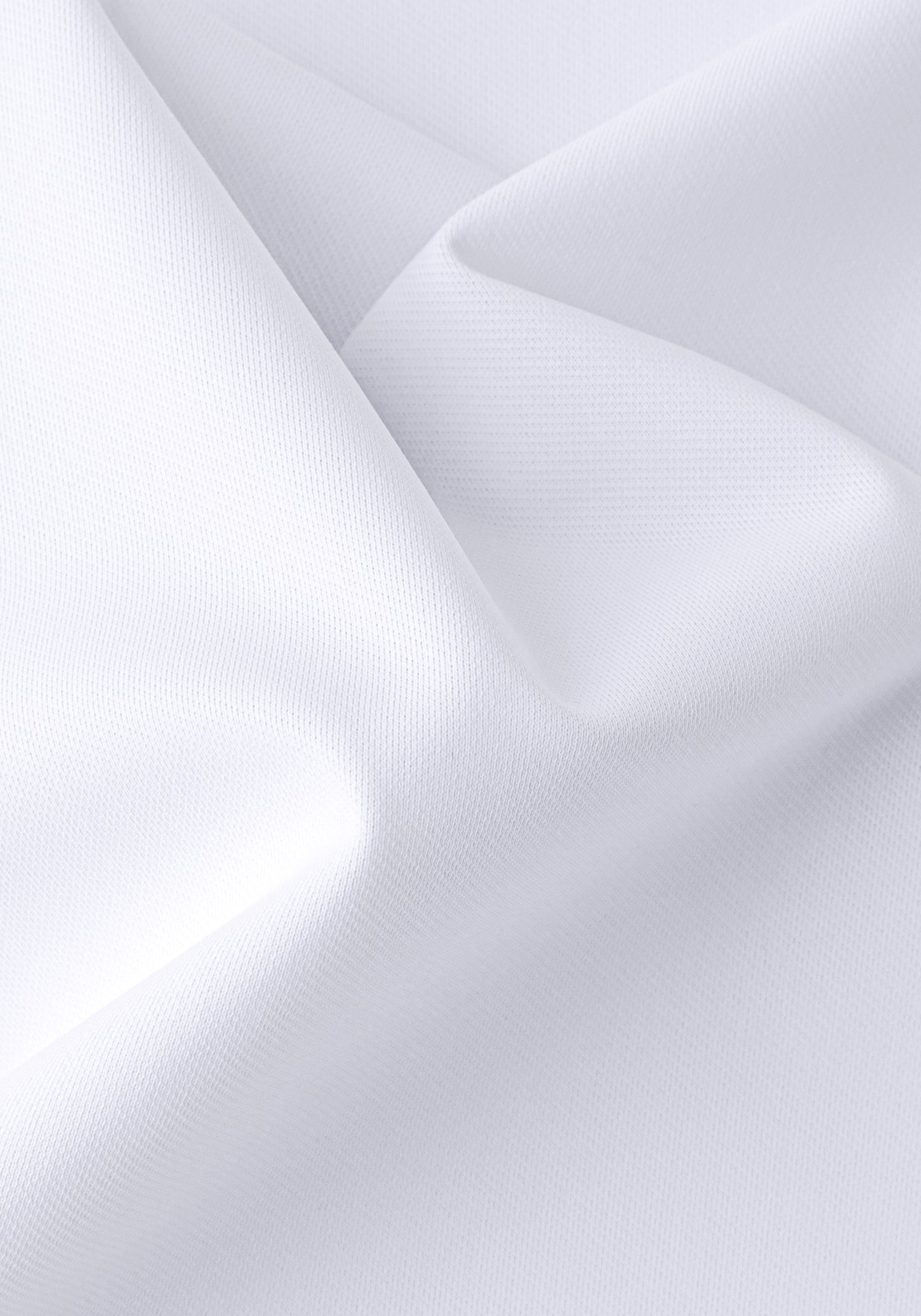 Pure White Aero-Hybrid Polo Shirt