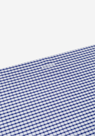 Classic Indigo Checked Poplin Shirt