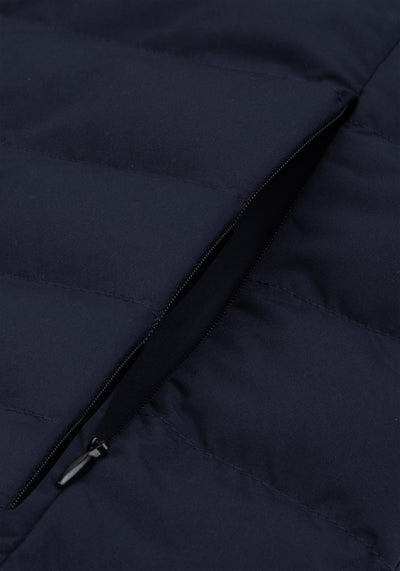 Deep Navy Puffer Down Jacket