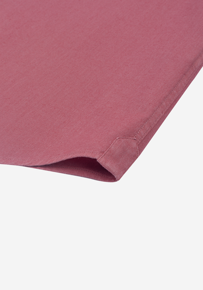 Rosewood Red Piece-Dyed Shirt