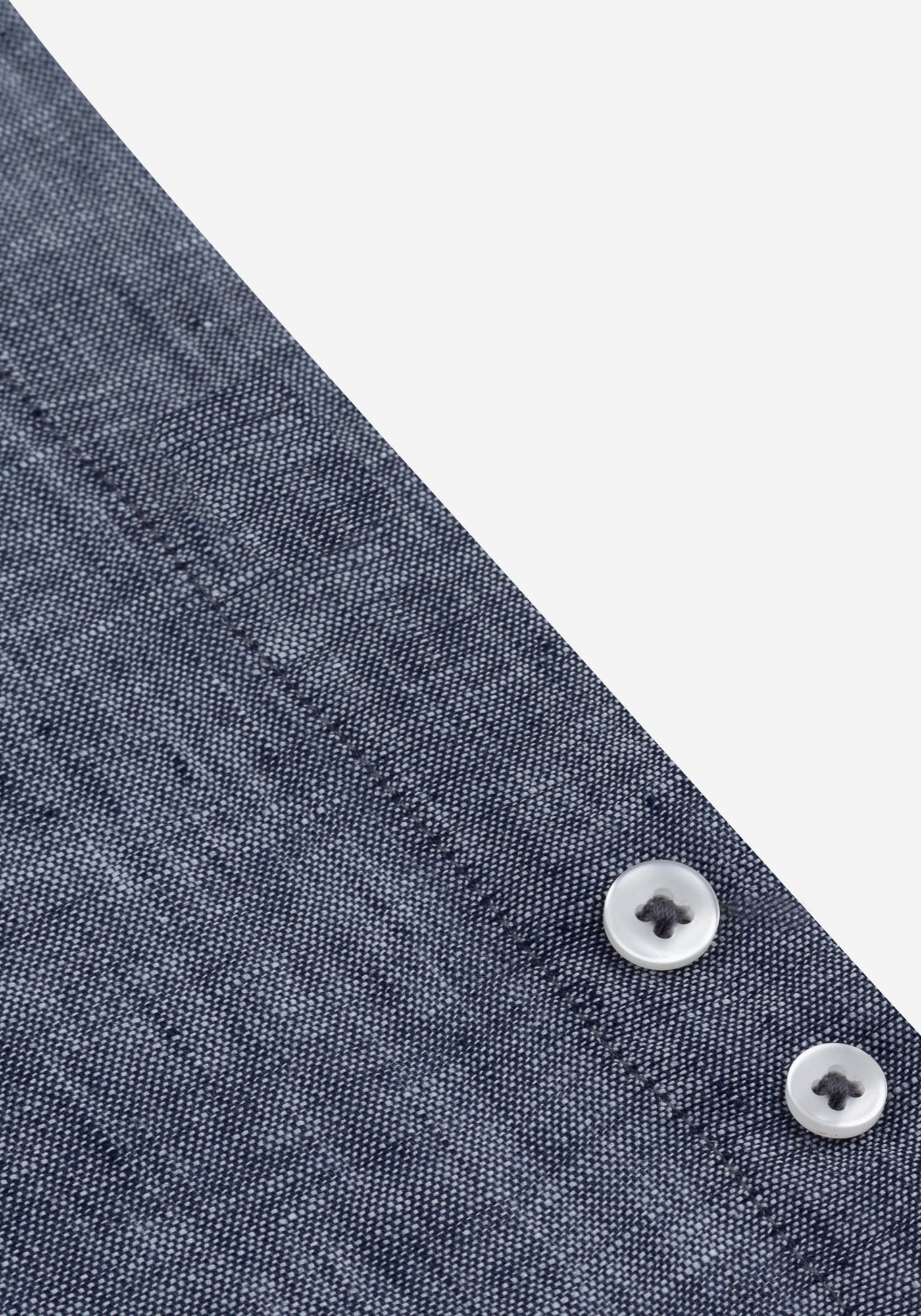 Charcoal Indigo Belgian Linen Shirt