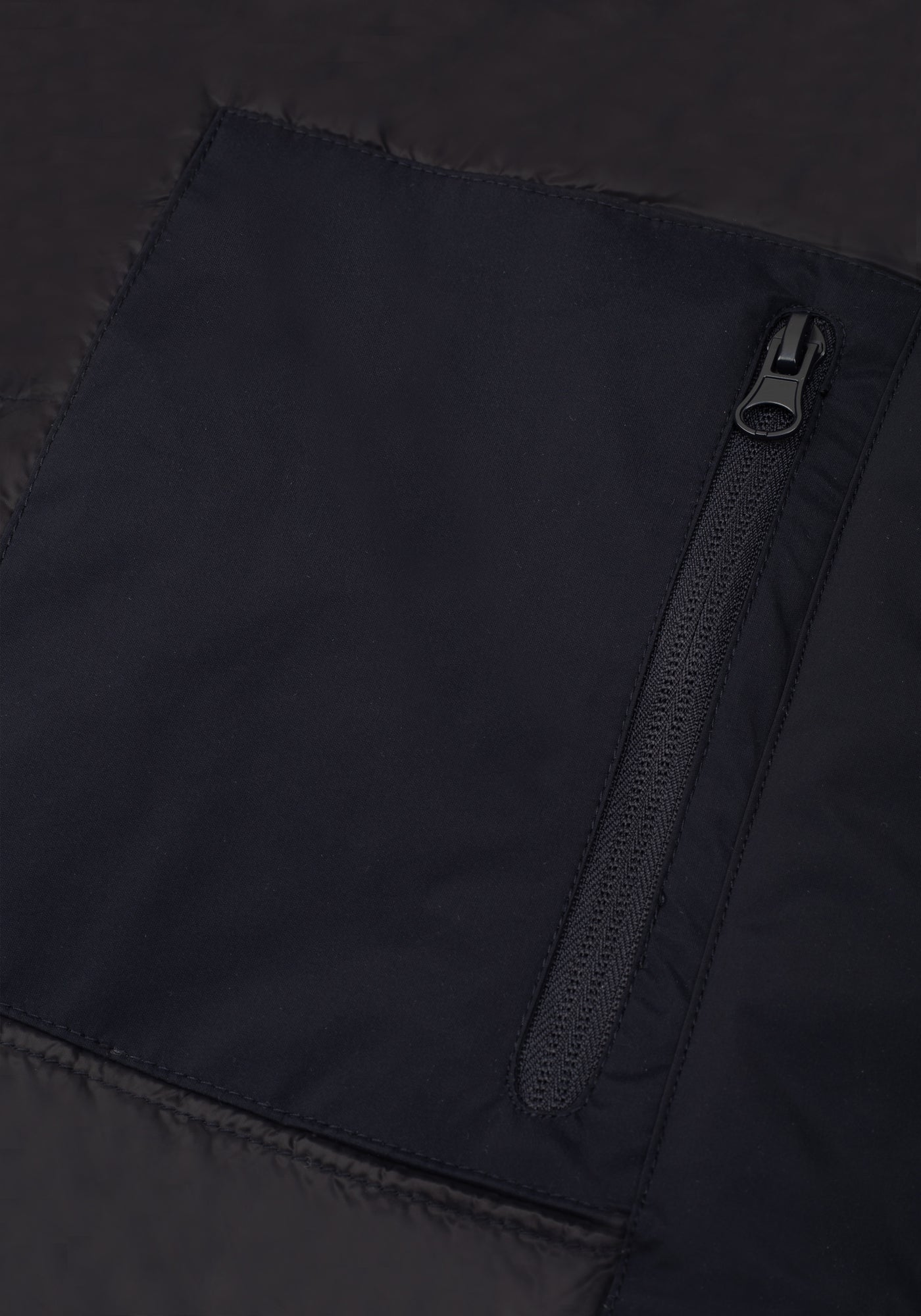 Metallic Navy Polyamide Vest