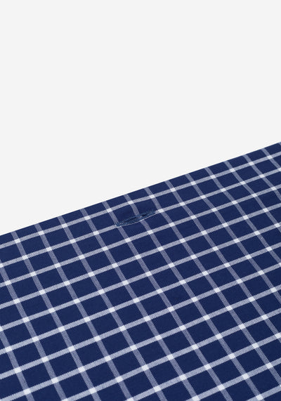 Windsor Navy Checked Poplin Shirt