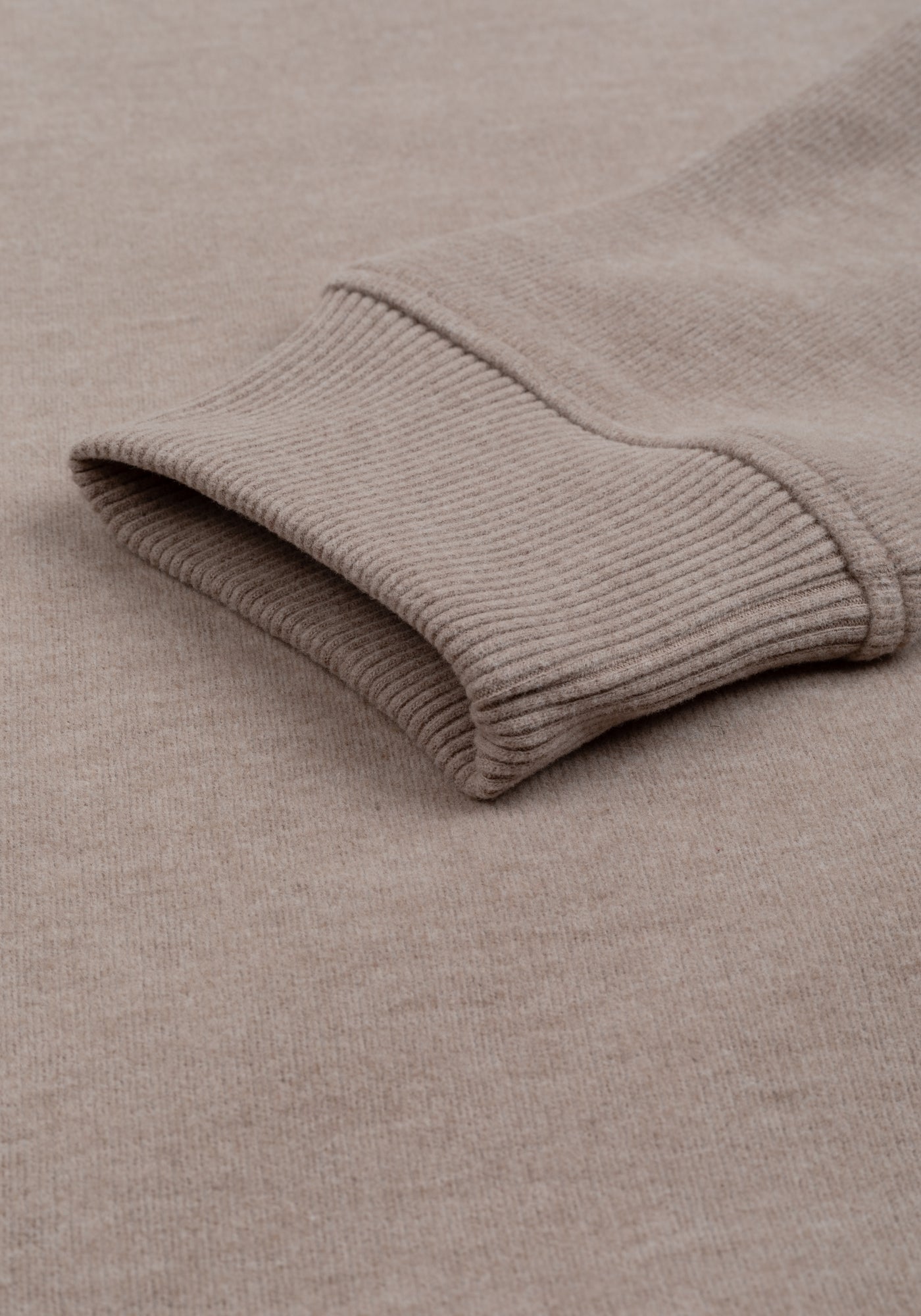 Fawn Beige Cotton Sweatshirt