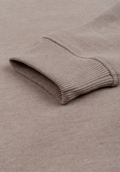Fawn Beige Cotton Sweatshirt
