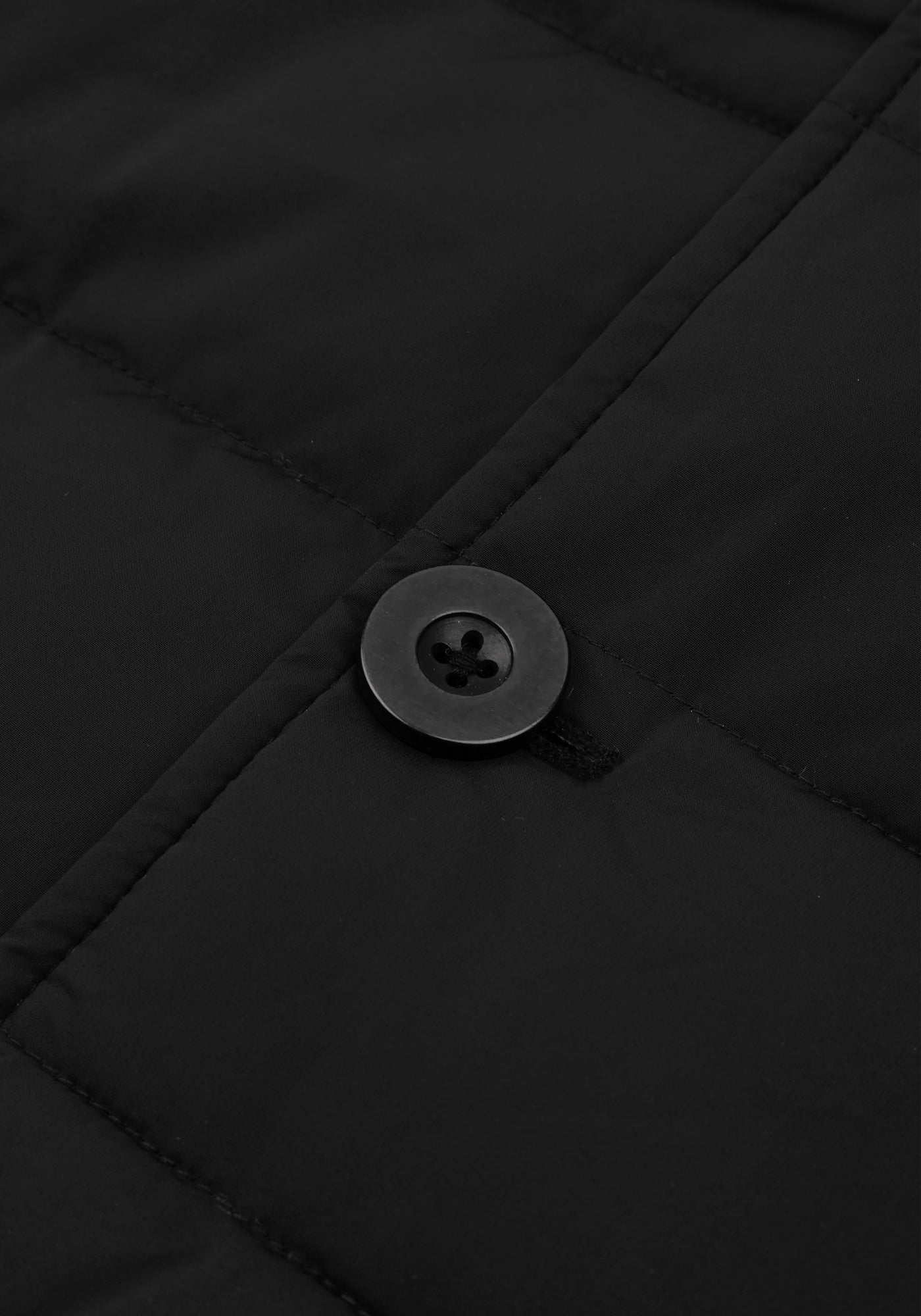 Flint Black Padded Polyamide Jacket
