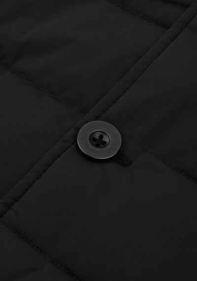 Flint Black Padded Polyamide Jacket