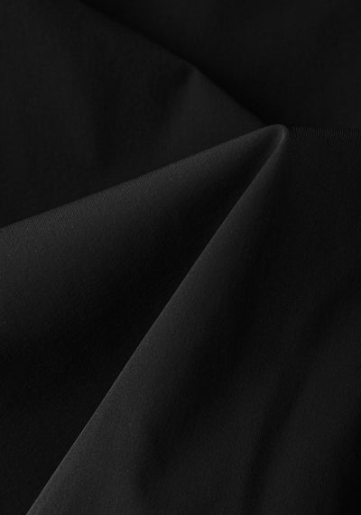 Carbon Black Polyamide Cardigan