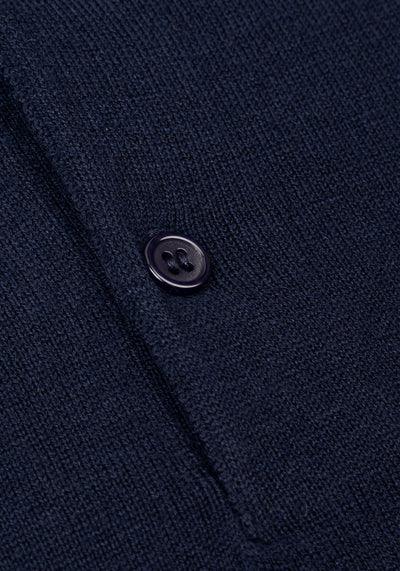 Ion Navy Merino Wool Blend Pullover