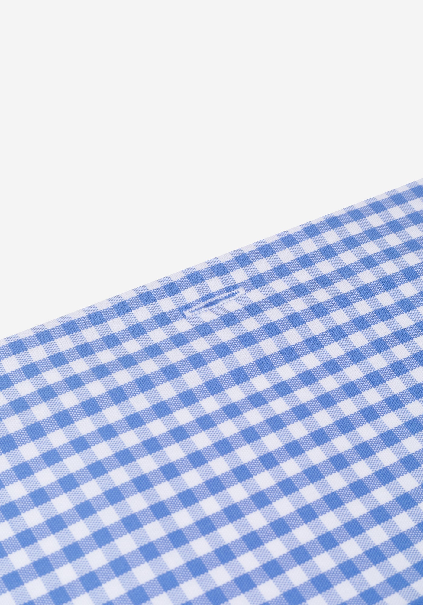 Pastel Blue Checked Oxford Shirt