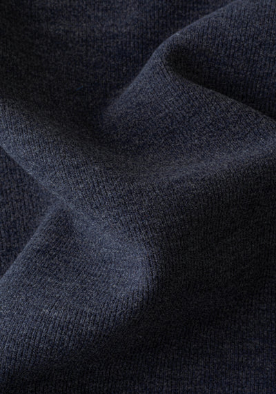 Dim Grey Cotton Polo Shirt - Long Sleeve