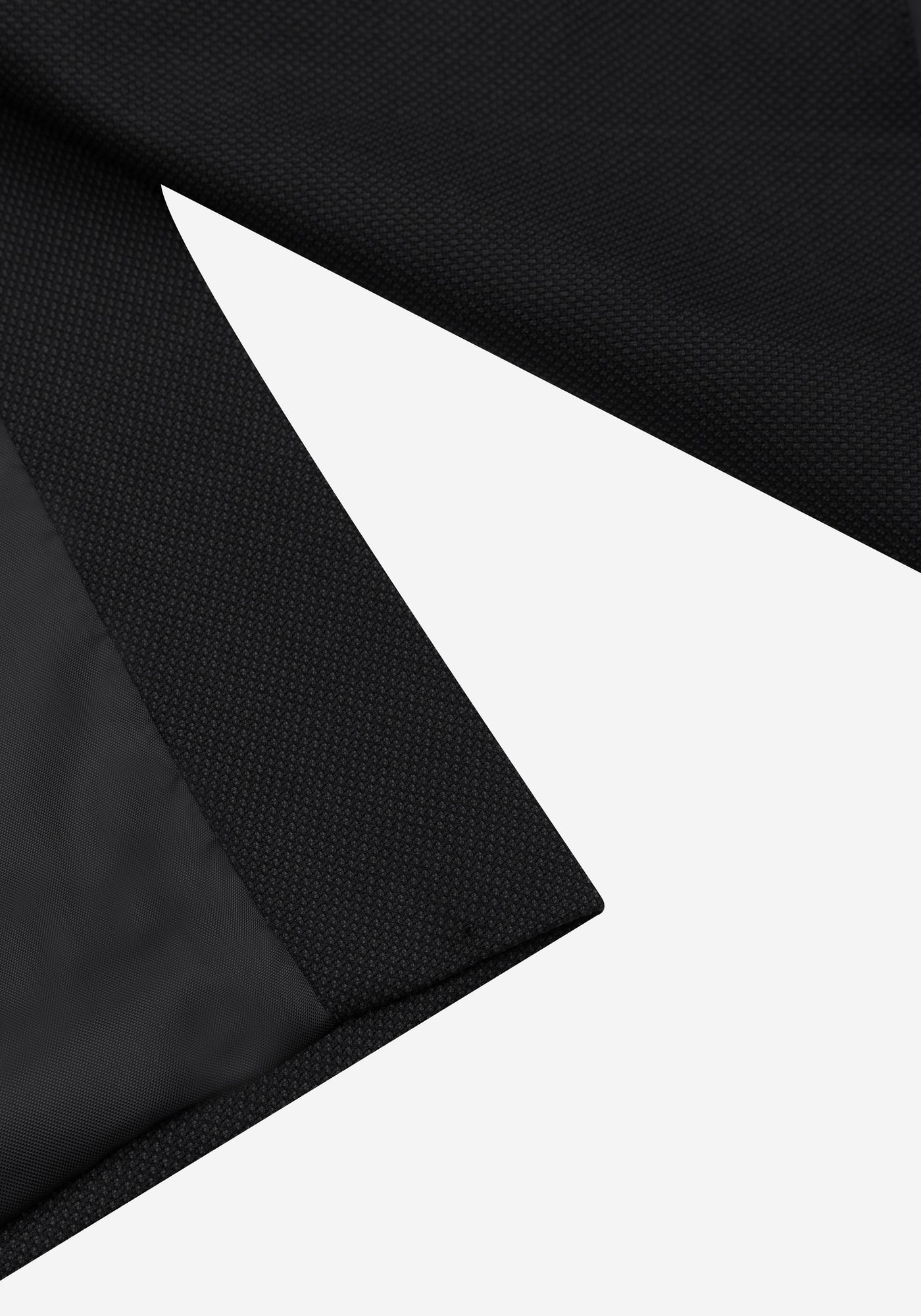 Obsidian Black Dotted Poly Suit