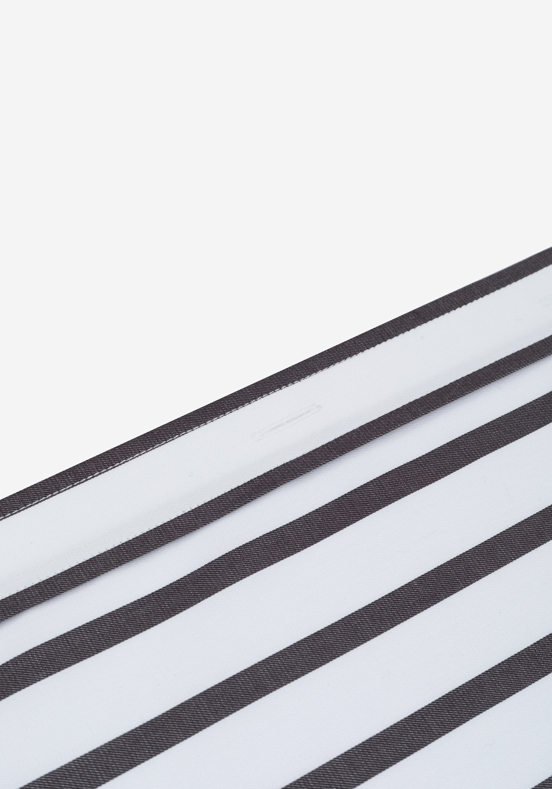 Onyx Black Stripe Signature Twill Shirt