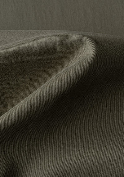 Moss Olive Gabardine