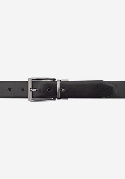 Shadow Black Double-Face Spanish Genuine Leather Belt