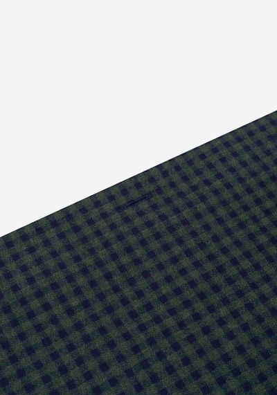 Shadow Green Checked Flannel Twill Shirt