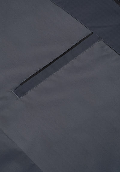 Mist Grey Pocketable Windbreaker Jacket