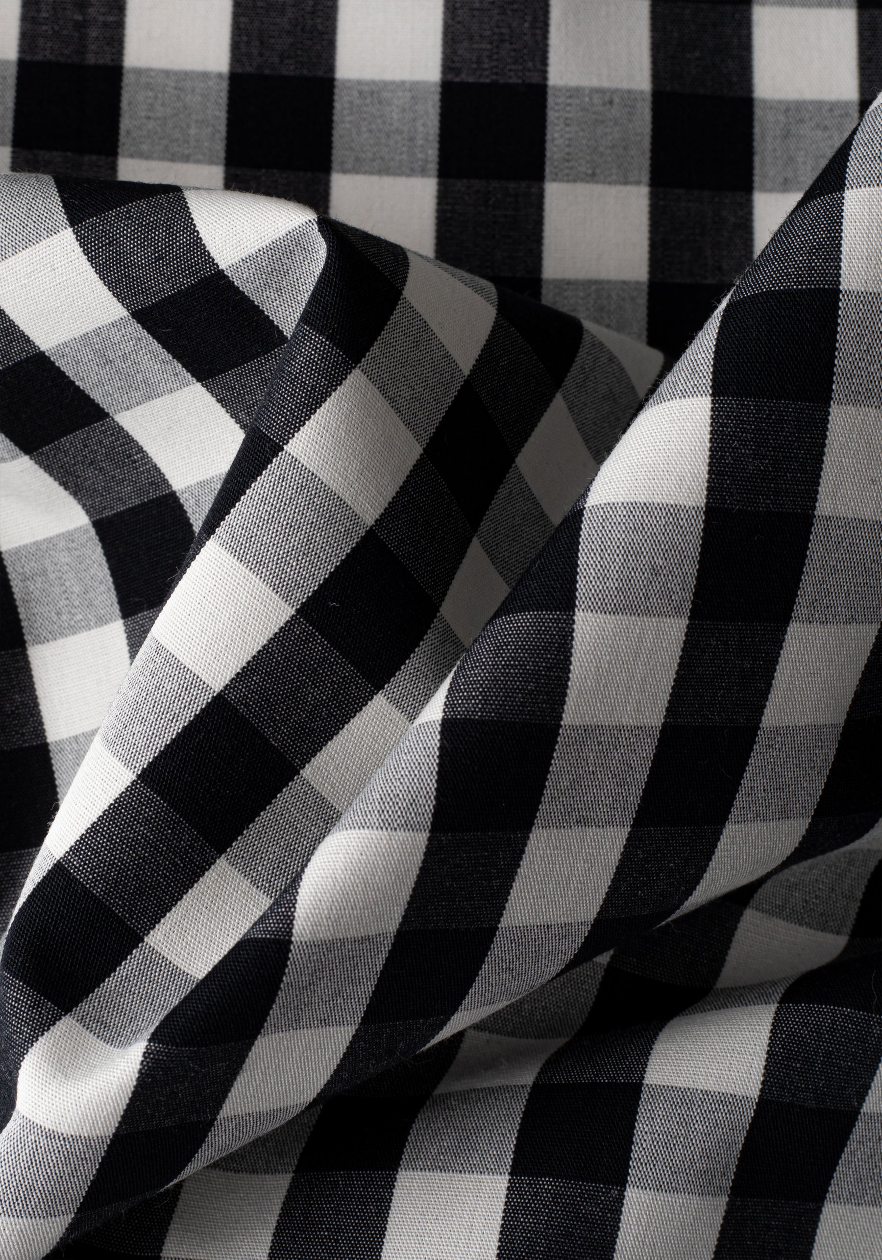 Lunar Black Checked Oxford Shirt