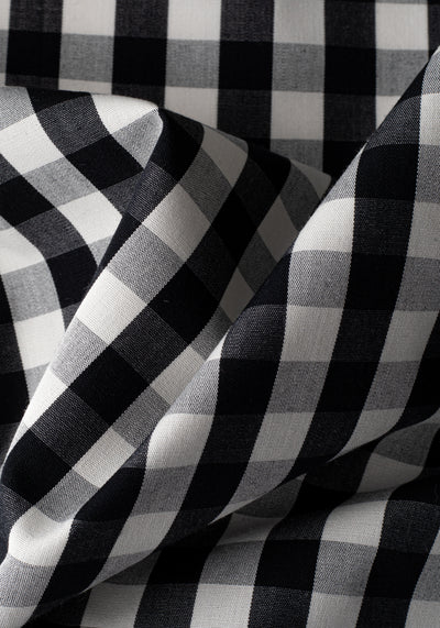 Lunar Black Checked Oxford Shirt