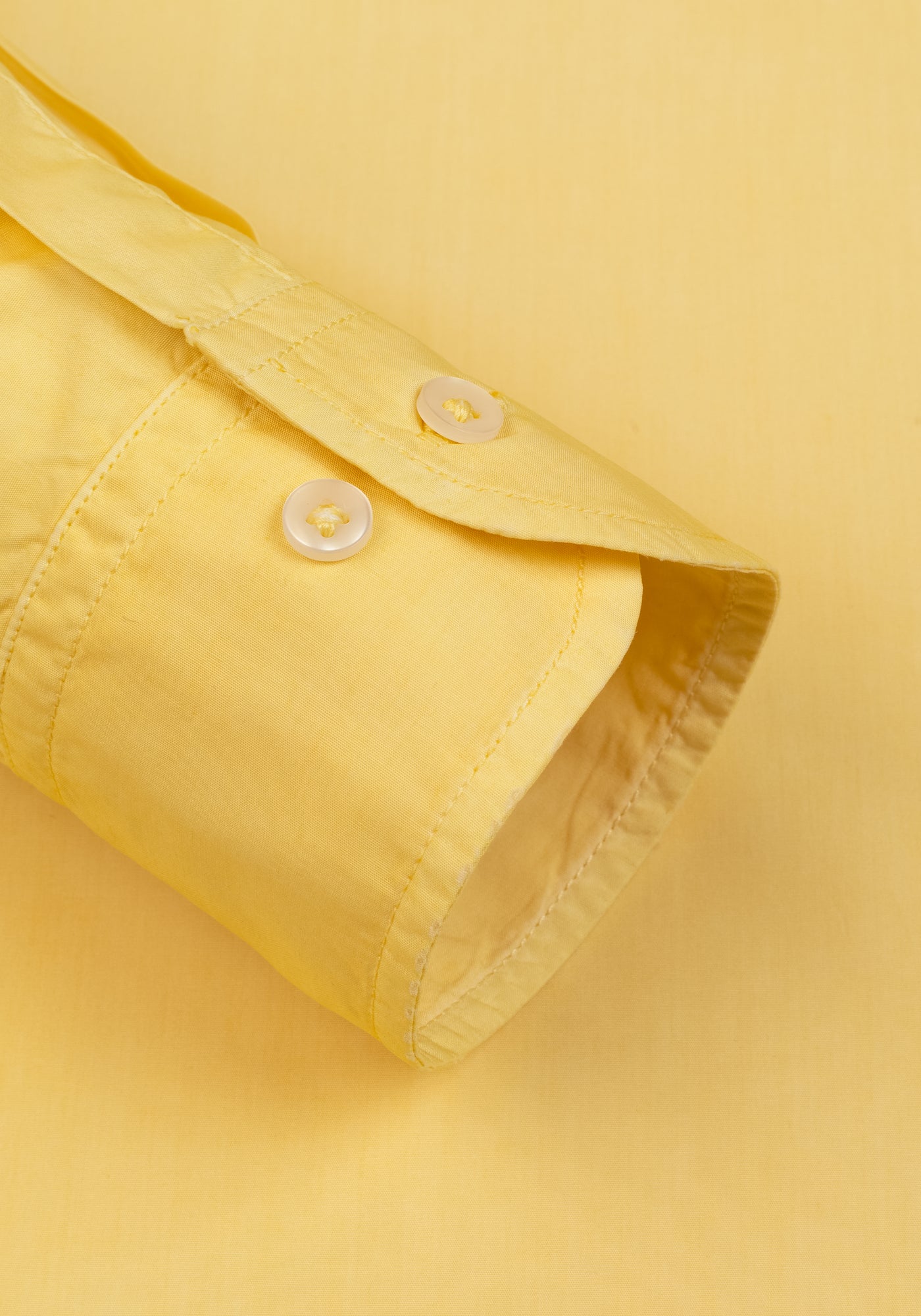 Saffron Yellow Piece-Dyed Shirt
