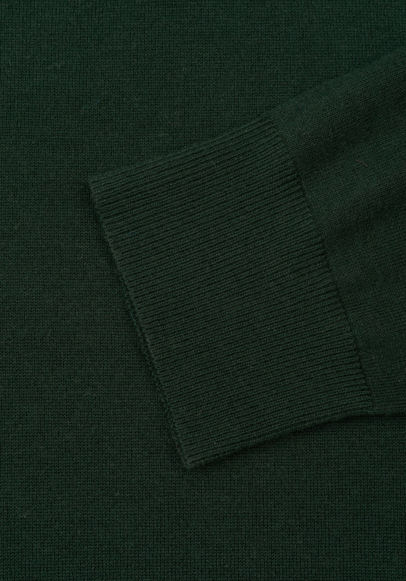 Leaf Green Merino Wool Blend Pullover