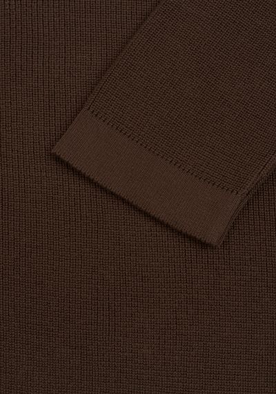 Espresso Brown Heavy Knitted Cardigan