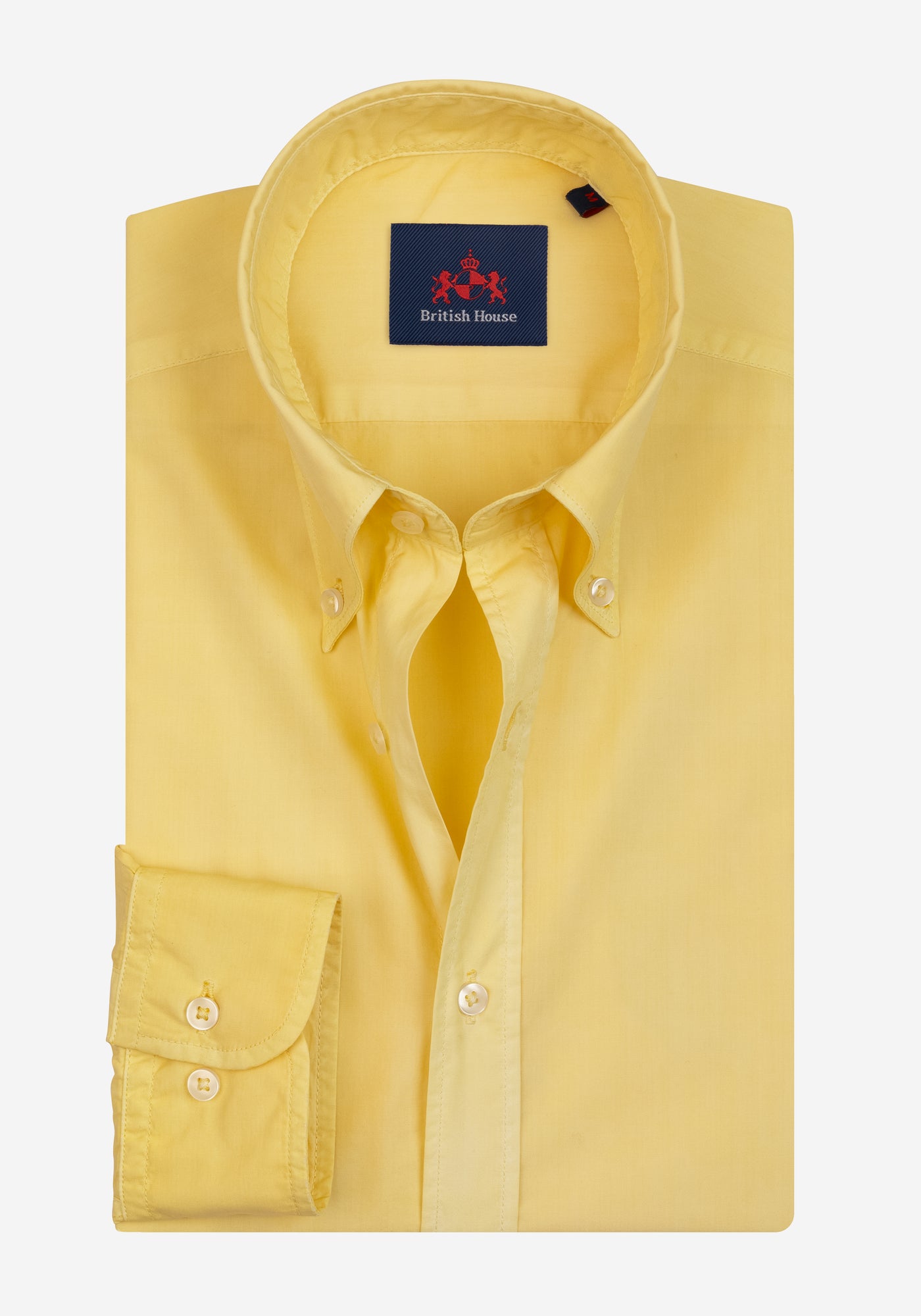 Saffron Yellow Piece-Dyed Shirt