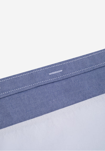 Navy Tri-Tone Oxford Shirt