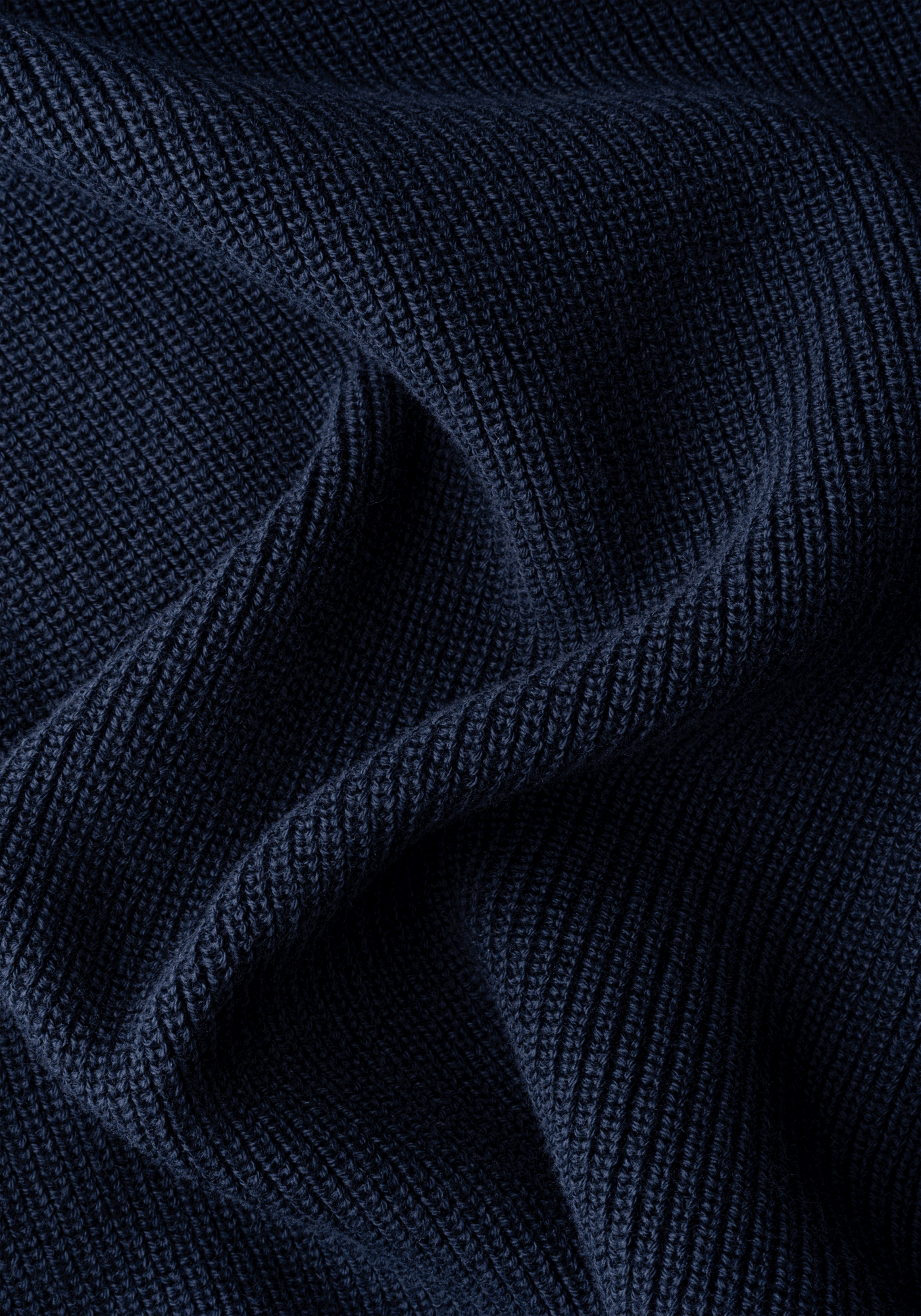 Solid Navy Heavy Knitted Cardigan