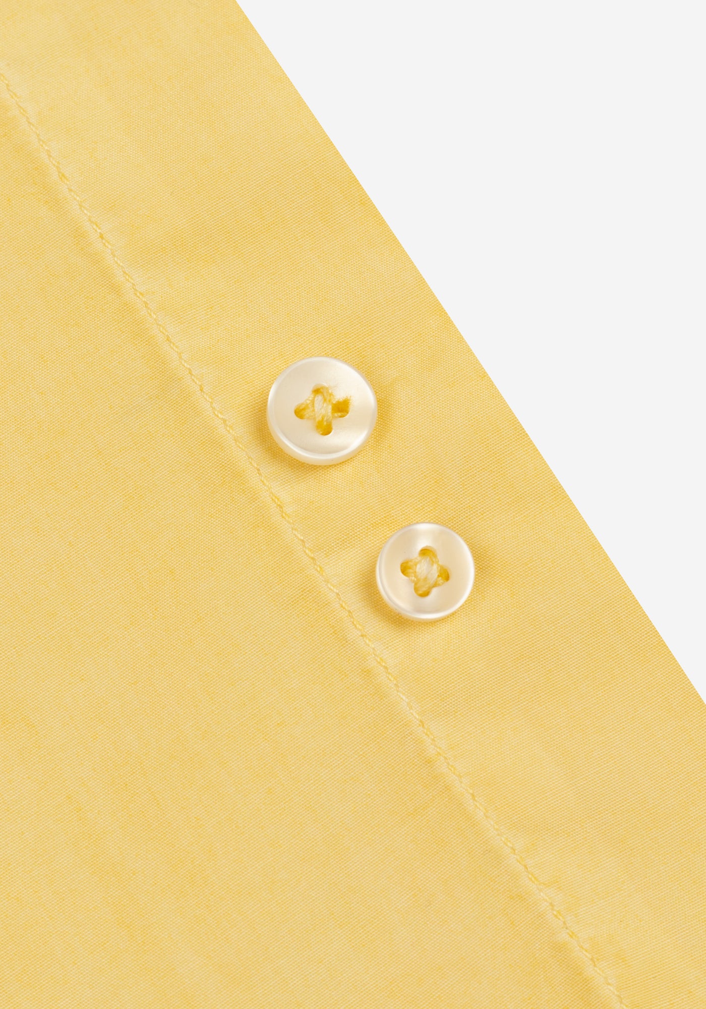 Saffron Yellow Piece-Dyed Shirt