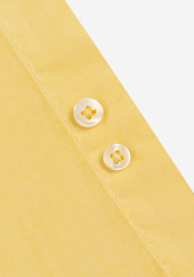 Saffron Yellow Piece-Dyed Shirt