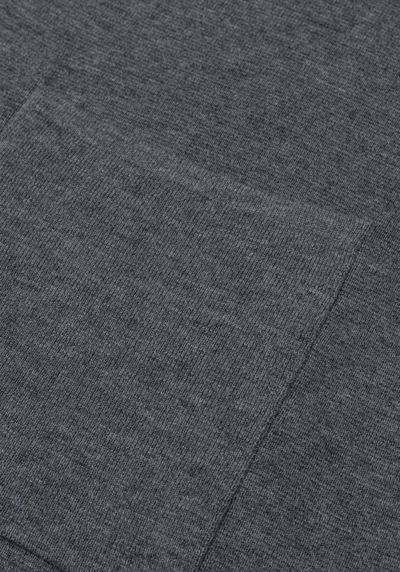 Eclipse Grey Merino Wool Blend Cardigan