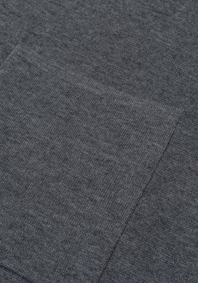 Eclipse Grey Merino Wool Blend Cardigan