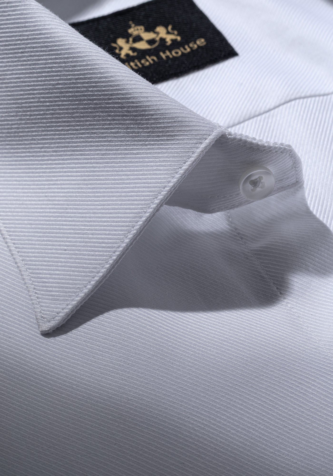 Supreme White Fine Twill Shirt