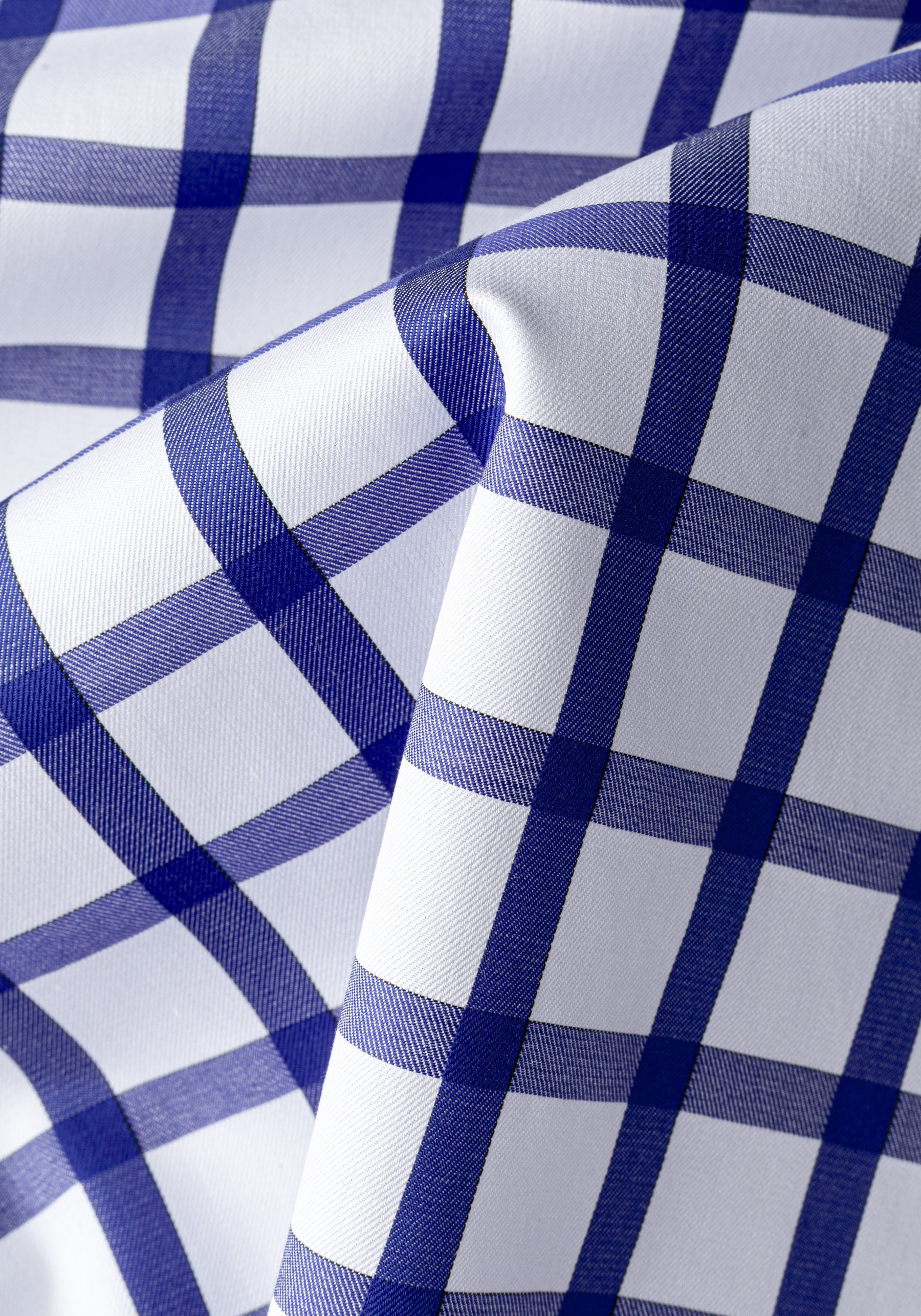 Atlantic Blue Checked Signature Twill Shirt