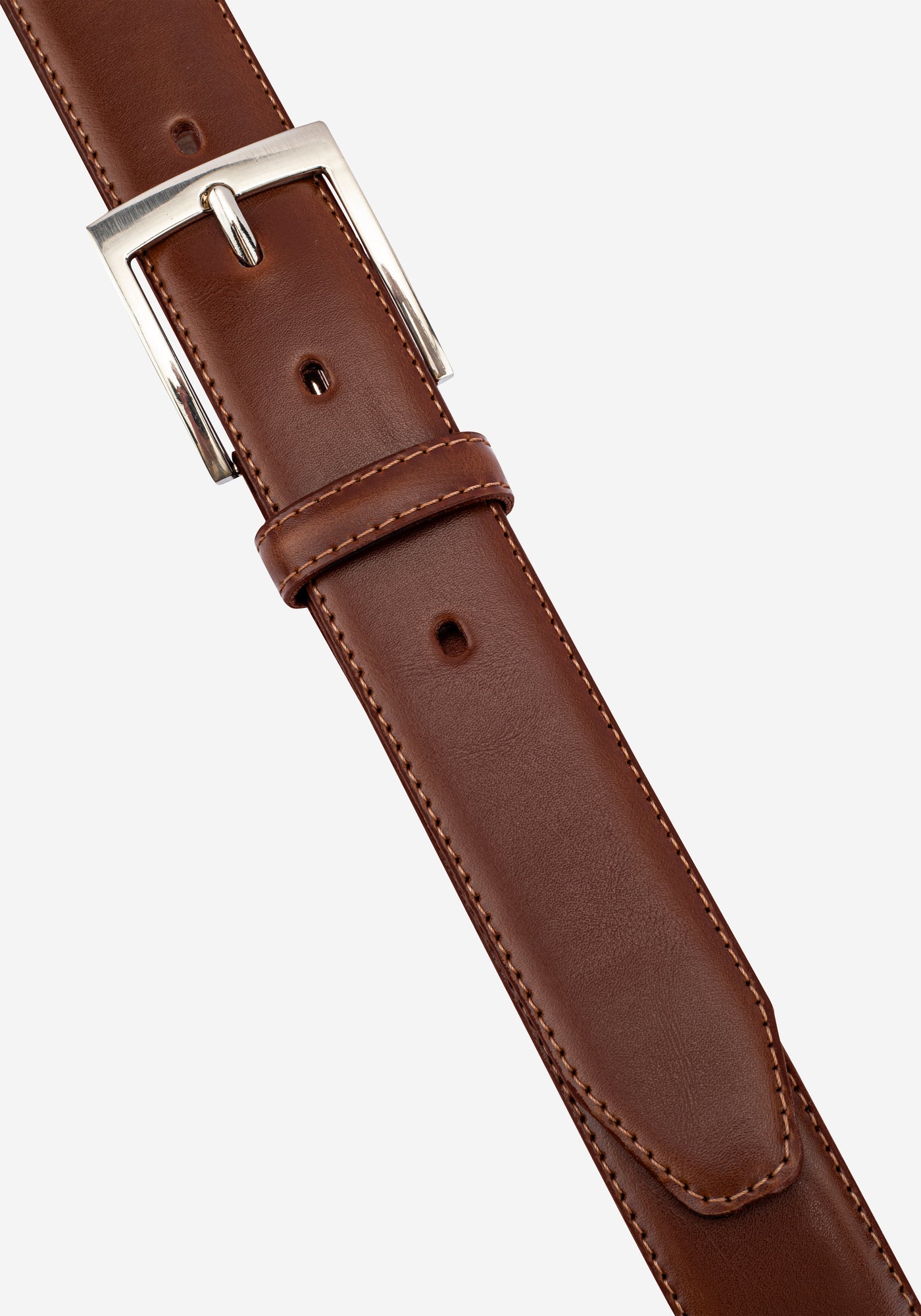 Mocha Brown Spanish Genuine Leather Belt