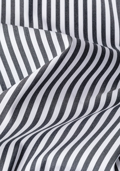 Charcoal Black Stripe Aero-Hybrid Shirt