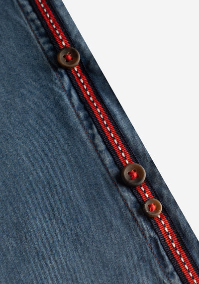 Mist Blue Selvedge Denim Shirt