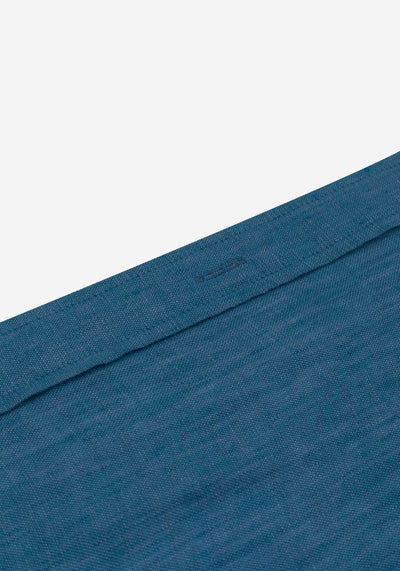 Ocean Teal Belgian Linen Shirt