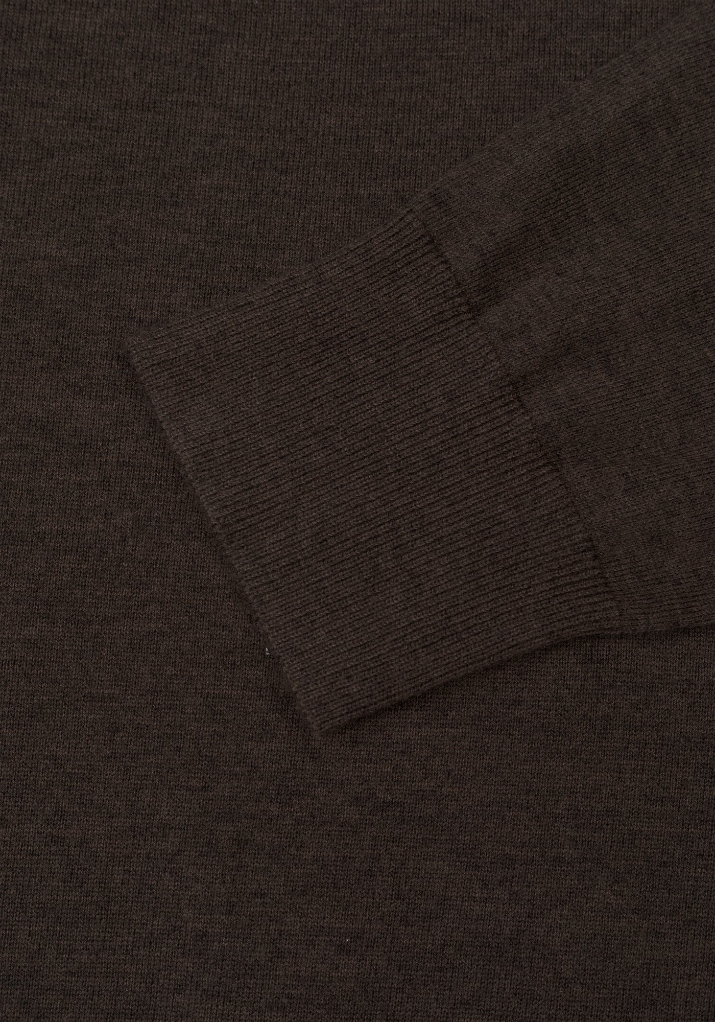 Clay Brown Merino Wool Blend Pullover