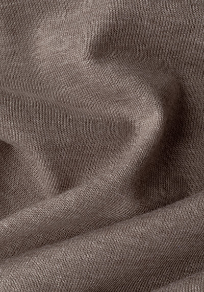 Timber Beige Merino Wool Blend Pullover