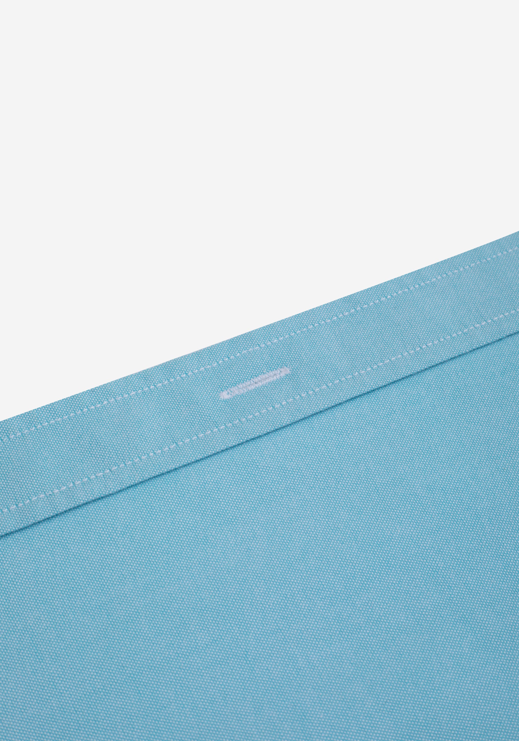 Aqua Tri-Tone Oxford Shirt