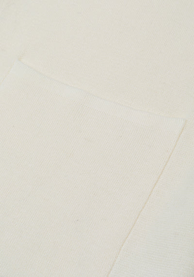 Off-White Merino Wool Blend Cardigan